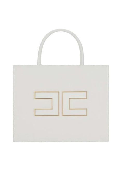 Borsa ELISABETTA FRANCHI donna BS32A56 Bianca effetto pelle doppio manico ELISABETTA FRANCHI | Borse | BS32A56DZ9